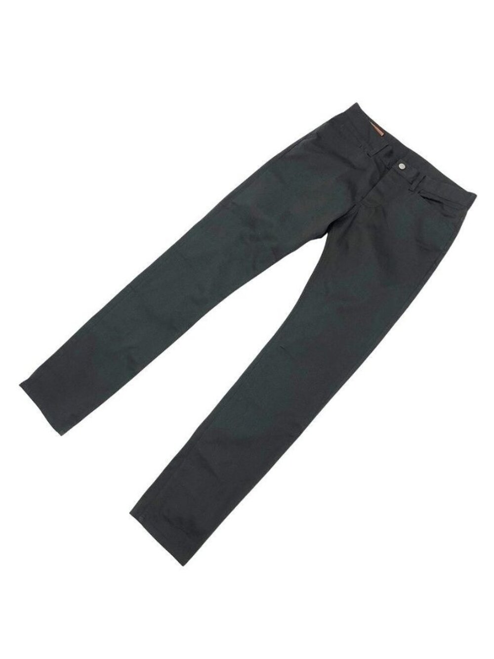 Hermes Sellier Pants Cotton Khaki Gray Vintage